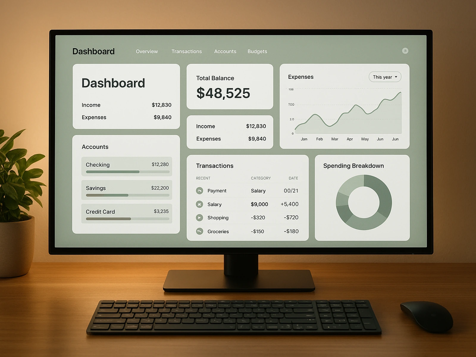 Solaris — FinTech Dashboard